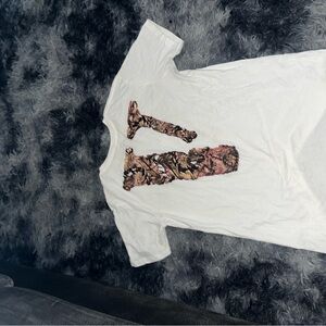 VLONE White Tee with Camouflage Logo
